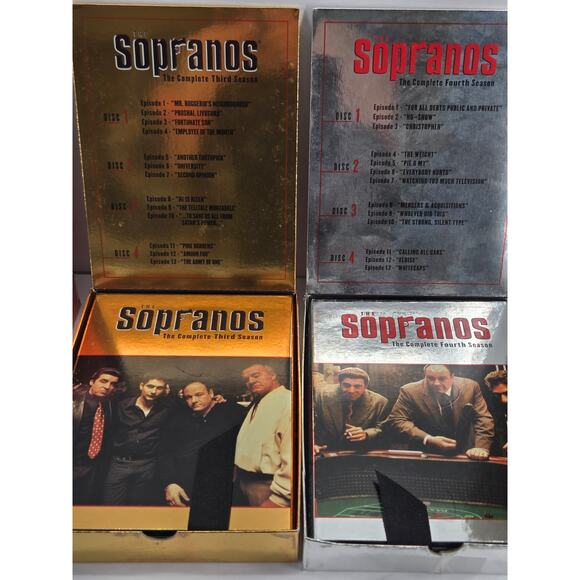 The Sopranos DVD Bundle HBO Series Complete Box Set Seasons 1-4 | DVD Lot - Picture 3 of 3